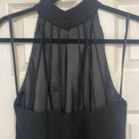 Black crêpe party dress - Picture 2 of 5